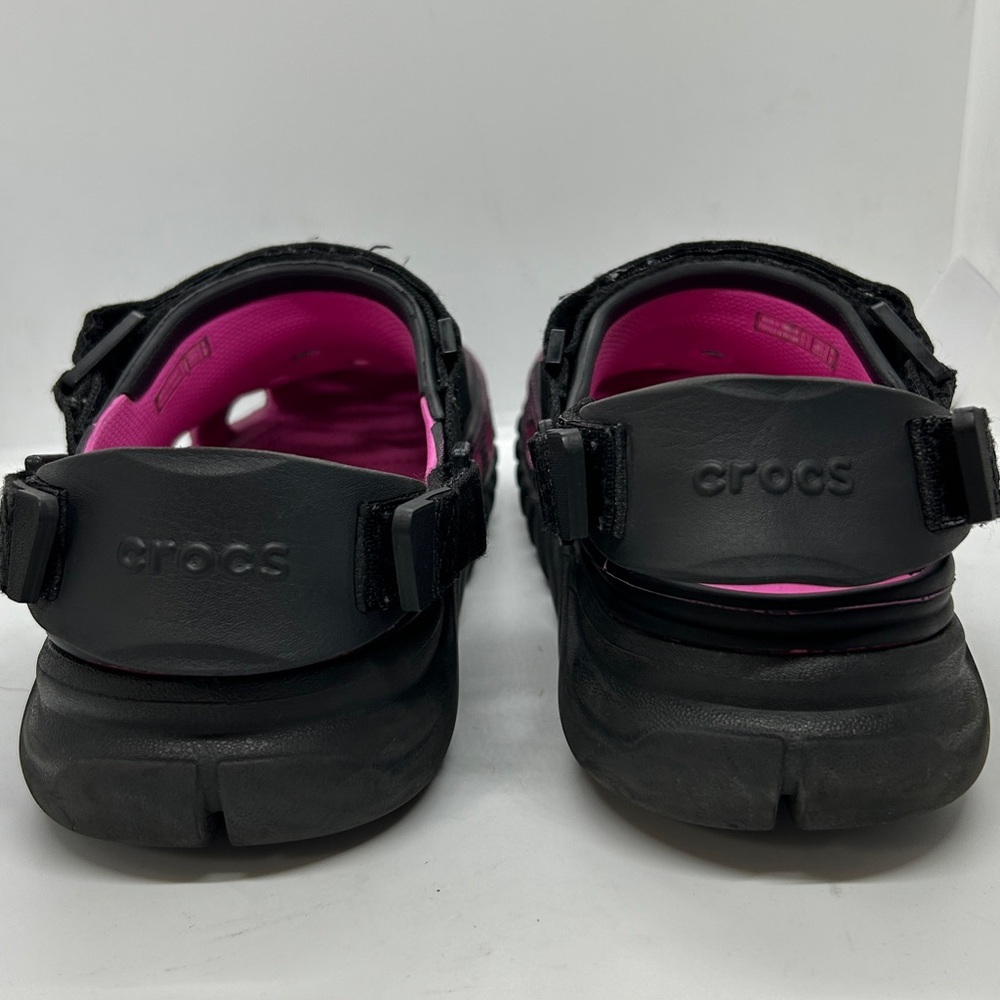 Post Malone x Crocs Duet Max Clog – Black/Pink Unisex - Men’s 10 Limited Edition - Picture 7 of 17